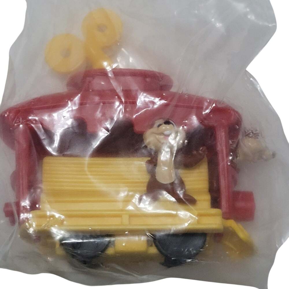 1993 Burger King Mickeys Toontown Chip and Dale Jolly Trolley New in Package